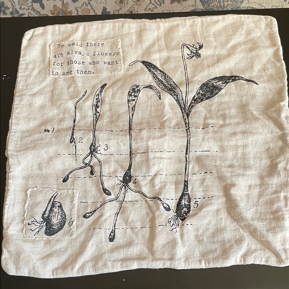 Sugar Boo & Co. | Bedding | Sugar Boo Cobotanical Print Linen Pillow ...